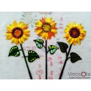 Master-class "Sunflower" in the technique of fusing